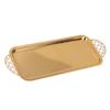 Stainless Steel Tea Cup Tray Rectangular Fruit Tray Serving Trays Serving Tray  Wedding Decoration