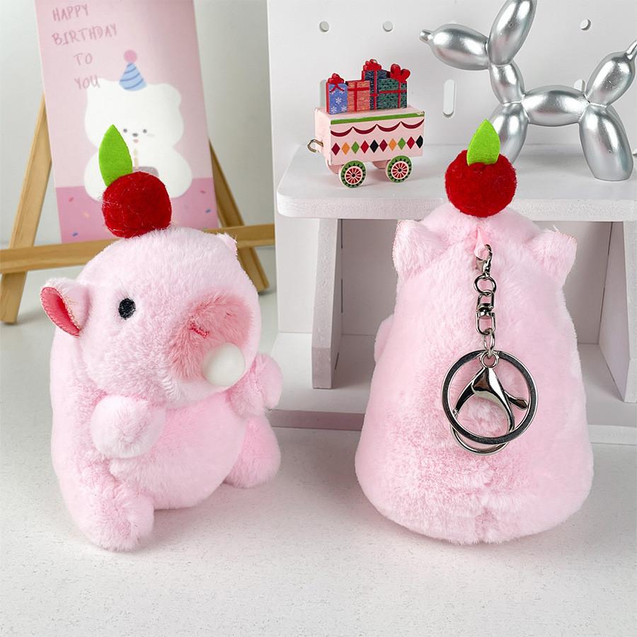 Creative Capybara Animal Plush Keychain Unique Bubble Blowing Design Perfect For Children