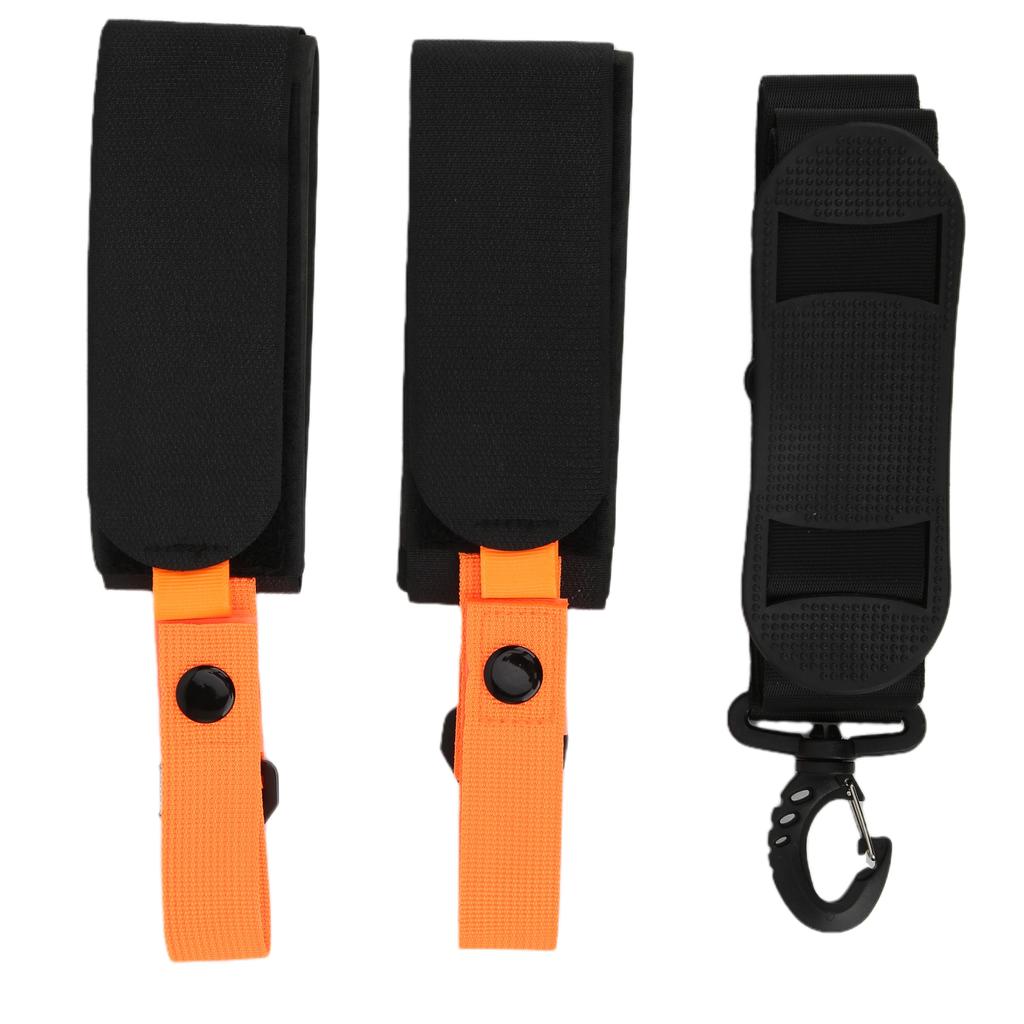 Snowboard Shoulder Straps Handle Double Skis Fixing Strap Sleigh Belt Adjustable Set