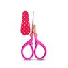 1Pc Sewing Embroidery Scissors with Artificial Leather Cover 3.6 Inch Stainless Steel Vintage Sewing Scissors for Needlework
