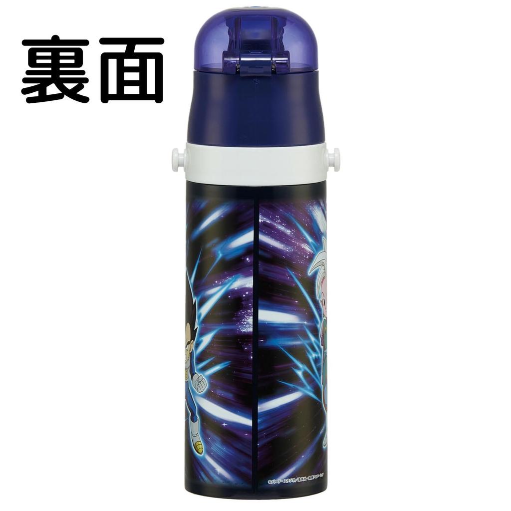 Skater Children's Water Bottle, 470ml, Dragon Ball DAIMA Design, Insulated, Stainless Steel, Lightweight, Sports Bottle, SDC4-A