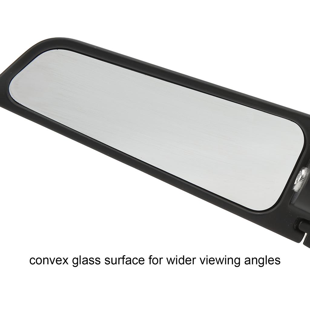 2pcs Motorcycle Rearview Mirror Adjustable Rotating Wind Wing Mirror Replacement for Ninja 250 300 H2 H4