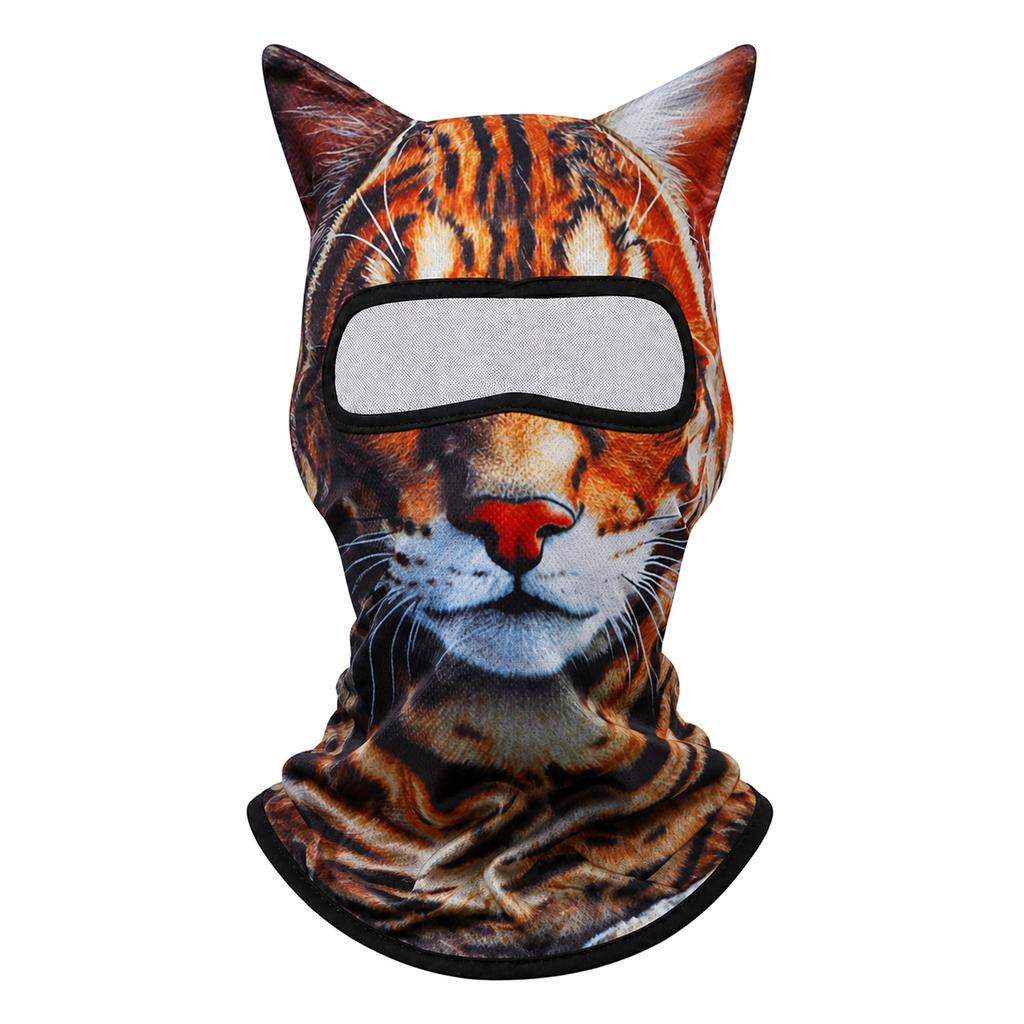 Funny Full Face Plush Hood for Party Costume and Dress Up