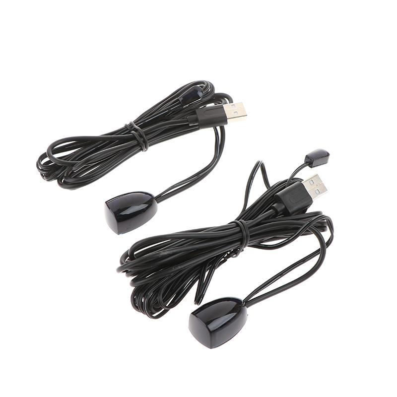 USB-adapter IR Infrarød Fjernkontrollforlenger Repeater Mottaker Sender Emitter Gjelder Alle Fjernkontrollenheter
