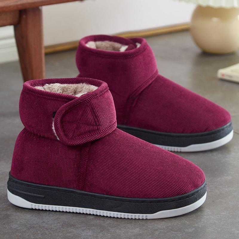 2024 Nové voděodolné sněhule Pánské zimní zateplené plyšové kotníkové boty pro unisex Protiskluzové teplé párové bavlněné boty Dámské boty