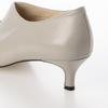 Carino CALF23009 Women's Pumps, Gray, Size 23.5 Cm