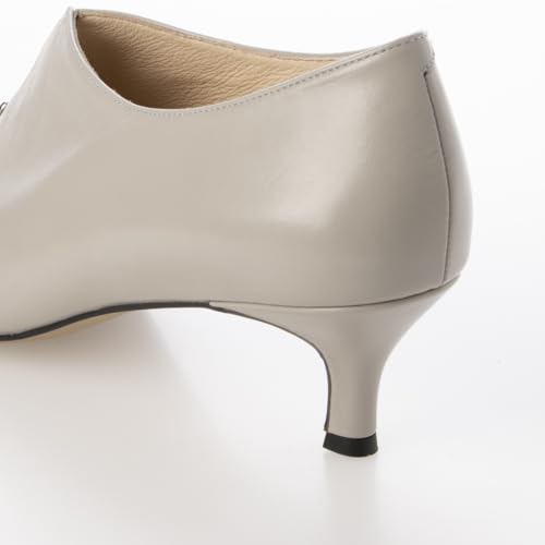 Carino CALF23009 Women's Pumps, Gray, Size 23.5 Cm