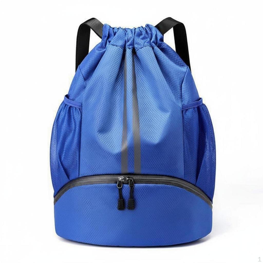Damp and Dry Separation Gym Sack Water Sports Drawstring Backpack Multipurpose Shoe Compartment