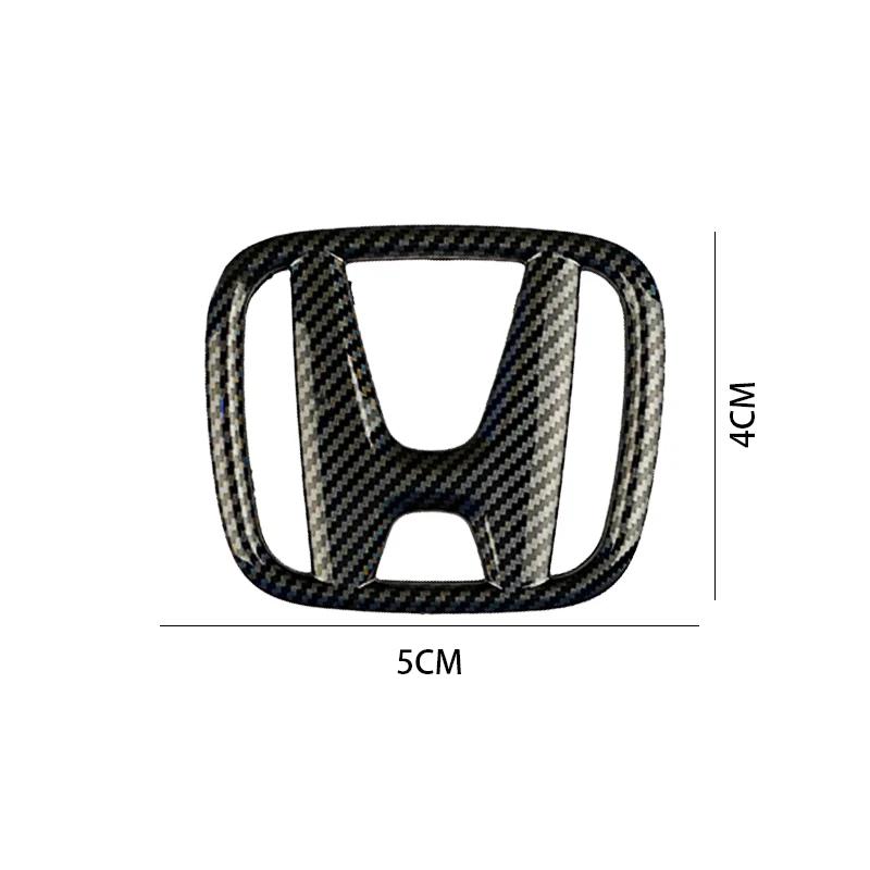 3D ABS Car Steering Wheel Badge Emblem Steer Wheel Sticker Decal Car Styling For HONDA CIVIC HR-V XR-V UR-V FREED STEPWGN