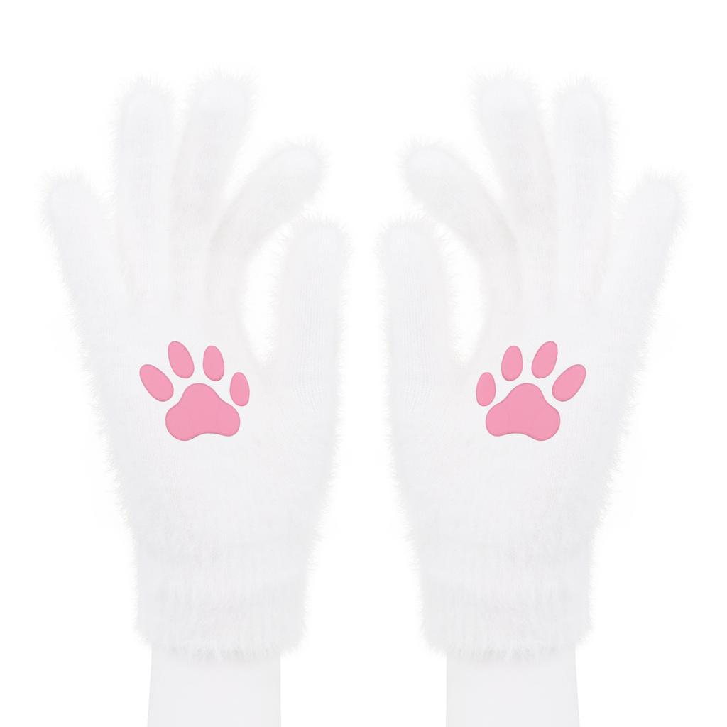 Animal Claw Gloves Silicone Meat Pad Short Five Finger Gloves Epoxy Nails Comic Exhibition Cos Ghost Claw Realistic Props