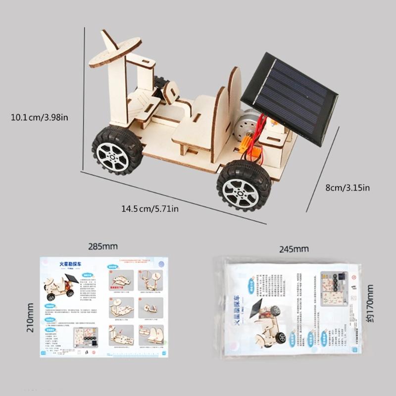 Wooden Space Exploration Vehicle Craft Set Physics Teaching Tool For Students Hands on Learning And Engineering