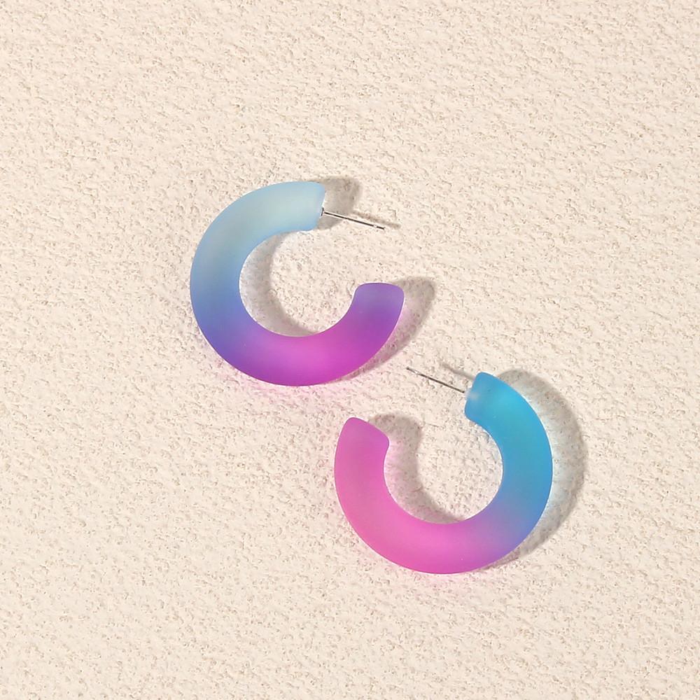 

Acrylic Earrings For Women Geometric Style With 3d Decor For Gift Giving And Festive Occasions