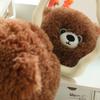 Kawaii Long Hair Animal Series Plush Doll Round Fat Cat Dog Panda Rabbit Brown Bear High Quality Plush Toy Soft Stuffed Cotton