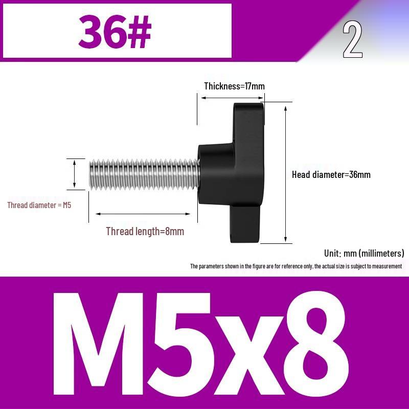 Stainless Steel Z-Type T-Handle Slotted Screw with Plastic Head (M4/M5/M6/M8)