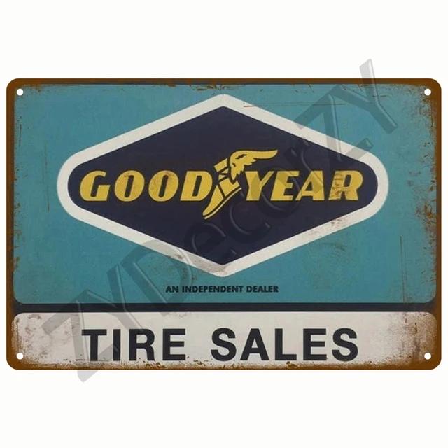 Vintage Metal Tin Sign  Garage Gas Oil Spark Plug Tyre Service  Man Cave Club Bar Home Wall Decor Art Decorative Plaque