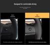 Tesla Hand-Stitched Genuine Leather Steering Wheel Cover for Models 3/Y/X/S - Full Coverage, Anti-Slip Grip.