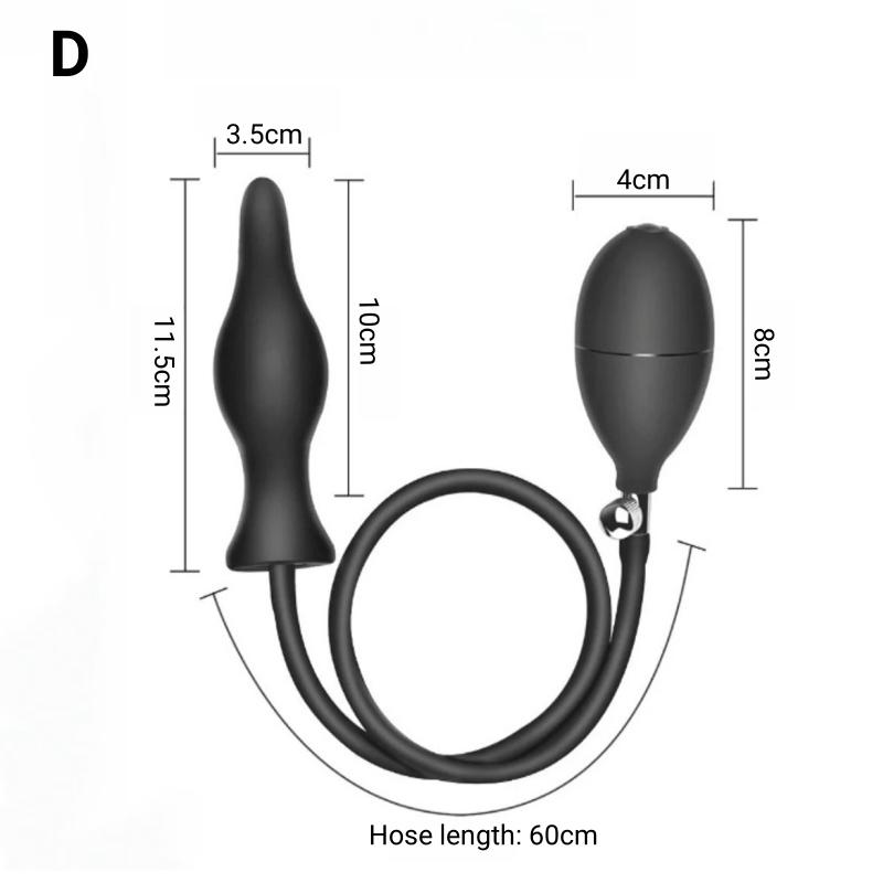 Nafukovací anální anální dilatátor bez vibrátoru Masážní přístroj prostaty Vaginální dilatátor G Stimulátor expanze bodu G Anální sexuální hračky pro dospělé