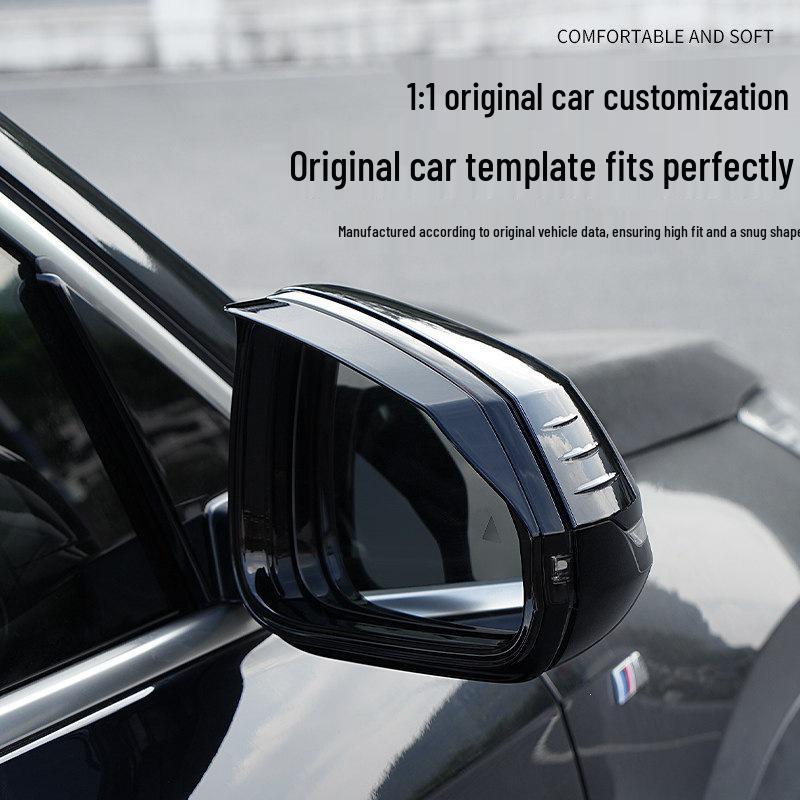 Suitable for BMW X1 X2 X3 X4 X5 7 Series Rearview Mirror Rain Shield Guard Eyebrow Frame for 3 and 5 Series Models
