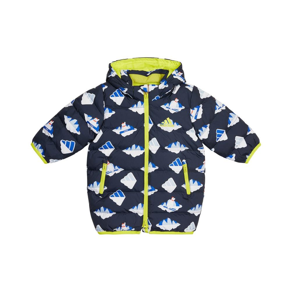 Adidas Padded Jacket Blue Children Aged 3 7 Years Old H38374 104