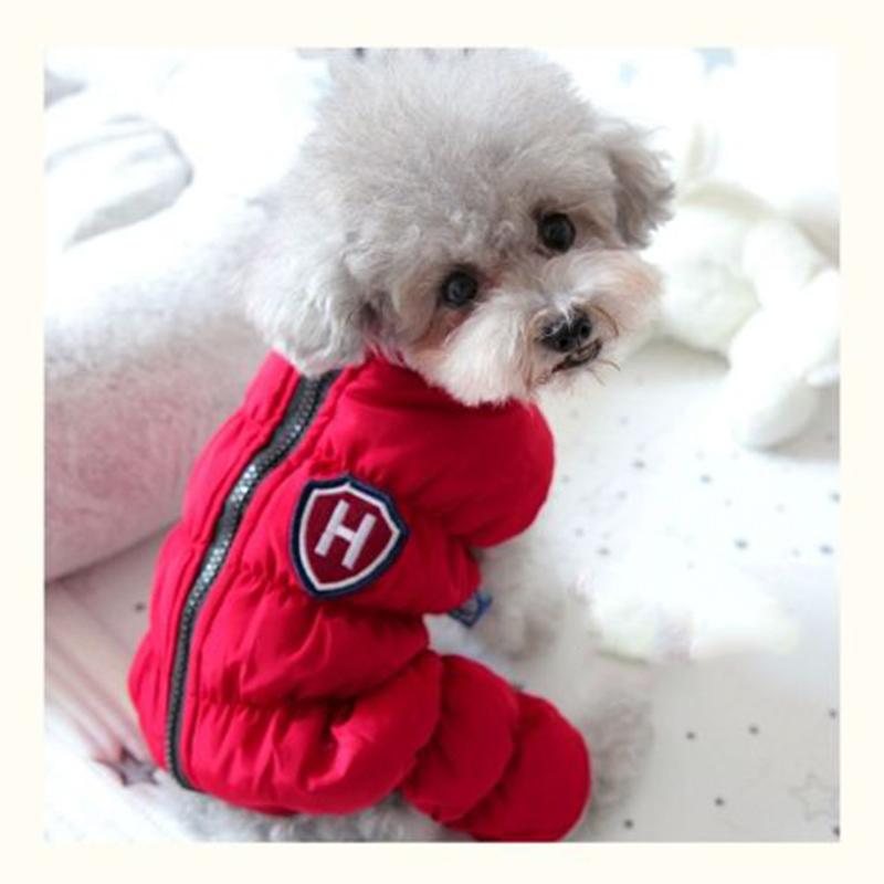 Buy Pet Small Dog Cat Clothes Autumn Winter Cotton Warm Coats Four
