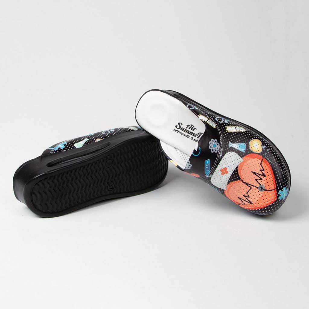 Saboți medicali ortopedici pentru femei - anti-alunecare, confortabili