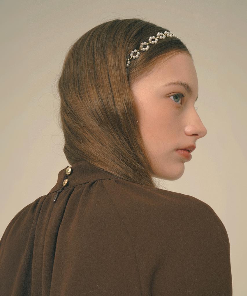 Aiseugadeuneiogongpal Tie Scarf Dress_Chestnut Brown