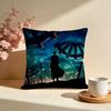 Trendy SSteins Gateed Cushion Cover Stylish Washable Pillow Cover Ideal for Couch Bedroom Car Decoration