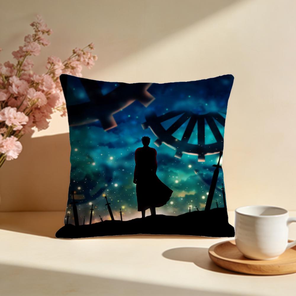 Trendy SSteins Gateed Cushion Cover Stylish Washable Pillow Cover Ideal for Couch Bedroom Car Decoration