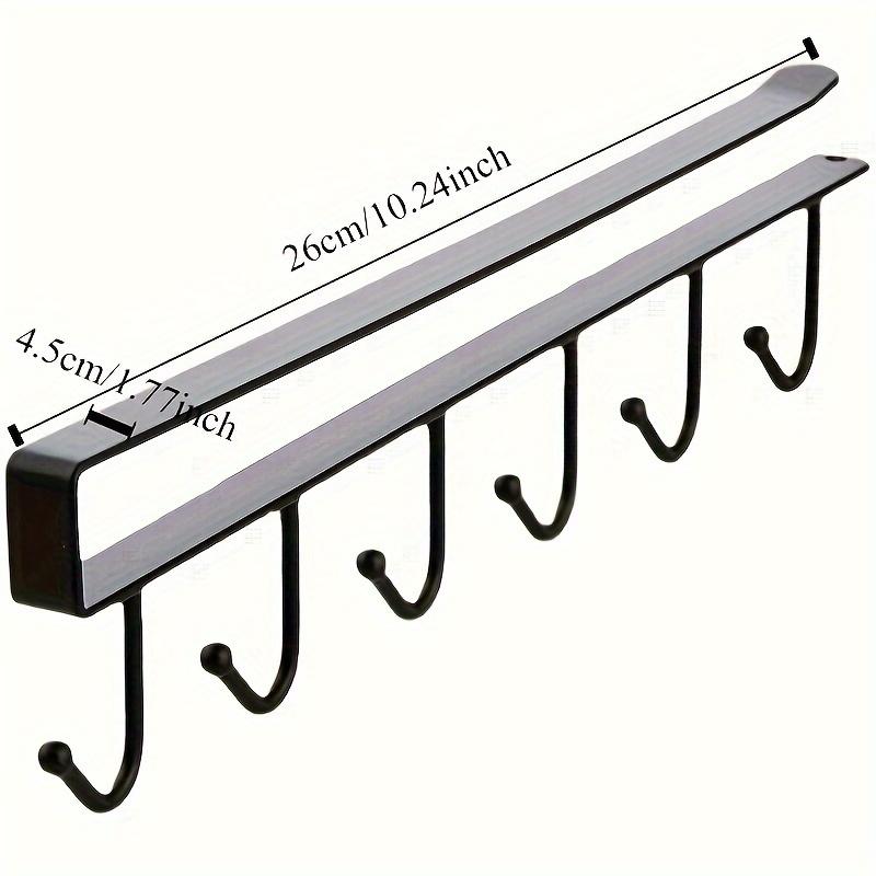 

Легко устанавливаемый вращающийся крючок с 6 зажимами - Многофункциональная вешалка для одежды, органайзер для ремней и шарфов для гардероба и ванной комнаты