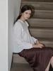 Rotre Domin Lautre Satin Flare Skirt Brown