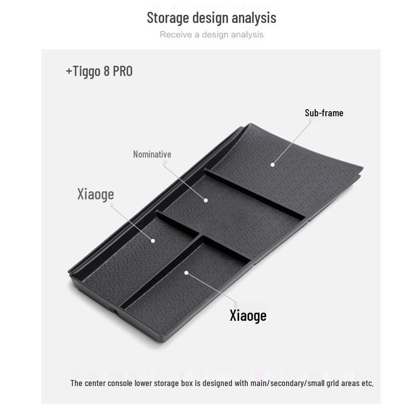 Tiggo 8 Pro Center Console Storage Box - Car Interior Decoration & Modification