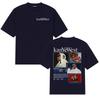 Male Gothic Vintage Hip Hop Short Sleeve Top Featuring Rapper Kanye West’s 2026 New Album Graphic Print T-shirt