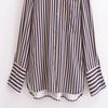 2024 Women's Spring New Stripes Casual Easiest for Match Loose Lapels Long Sleeve Shirt Top 2731816 704
