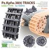 T-Rex Studio 1/35 German 38(t) Light Tank Early Type Tracks with Drive and Idler Wheels (for Tamiya) Plastic Model Parts TR85076-1