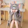 New Summer Flannel Shawl: Warm & Cute Cartoon Cloak for Girls
