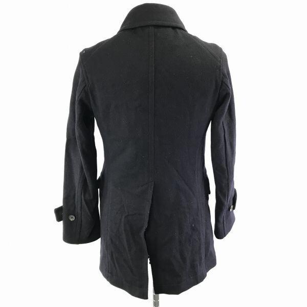 PPFM Shawl Collar Wool Peacoat Men’s S Navy Center Vent Lined Jacket