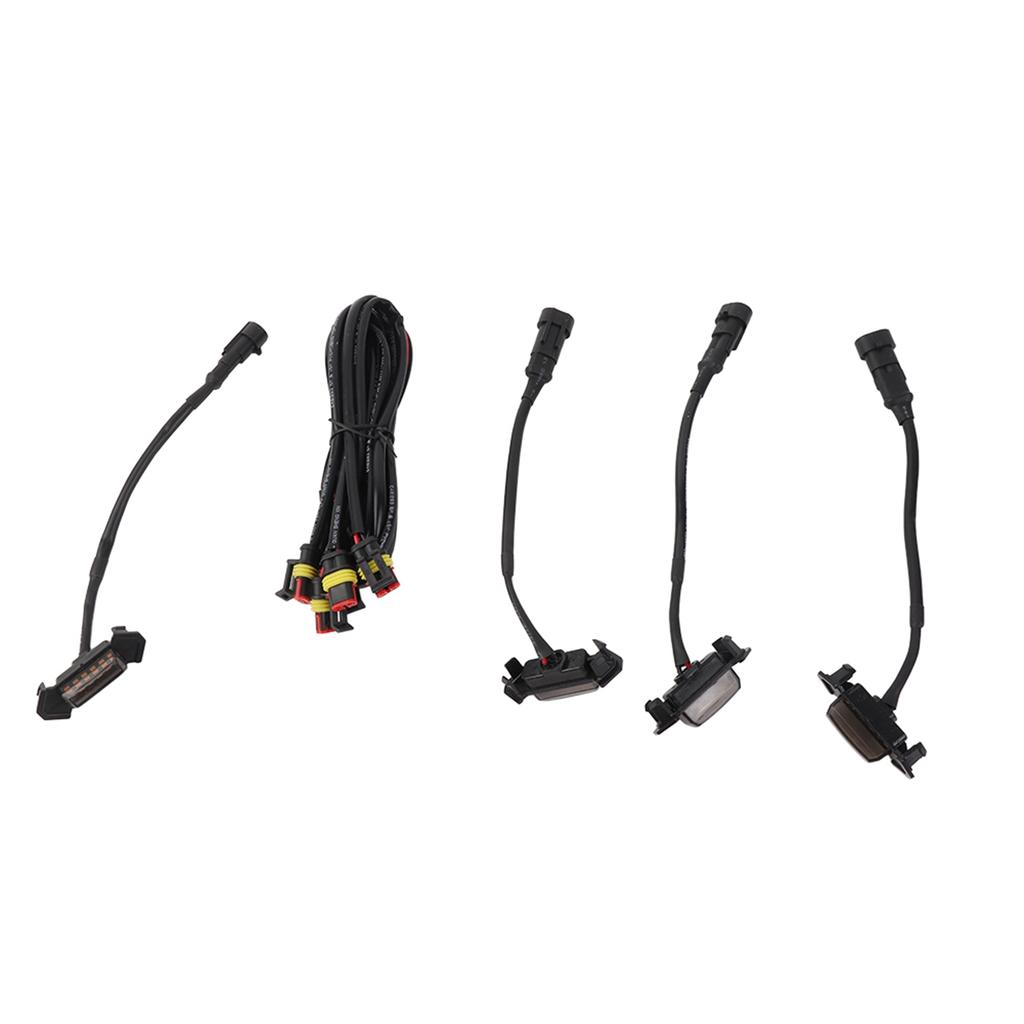 4pcs LED Front Grille Light Smoked Lens with Wiring Harness Kit Fit for Tacoma 16‑19