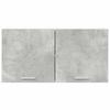 Wall Cabinet Concrete Grey 80 x 31 x 40 cm Engineered Wood