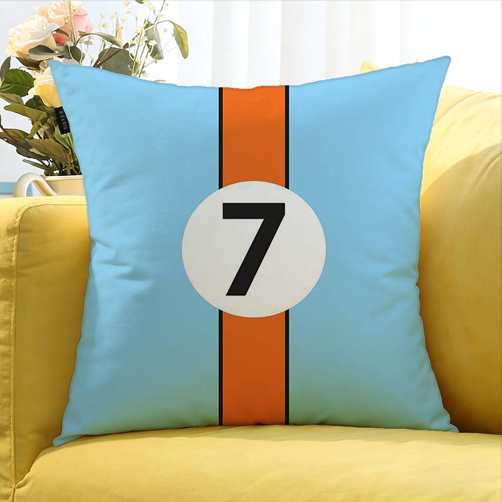 Gulf Car Logo Various Sizes Square Pillow Case For Car Home Bedchamber Decor