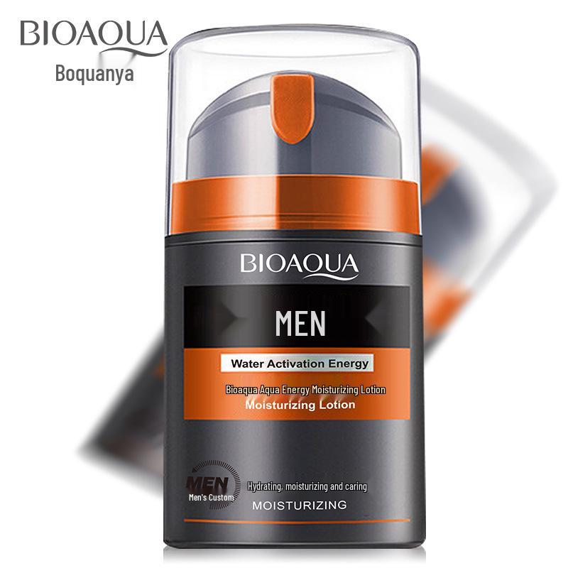 BIOAQUA Revitalizing Men's Face Cream: Skin Activating & Moisturizing Lotion for Men's Care