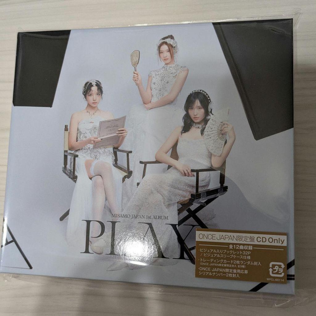 [USED] Misamo PLAY once Japan CD A5 size postcard Momo