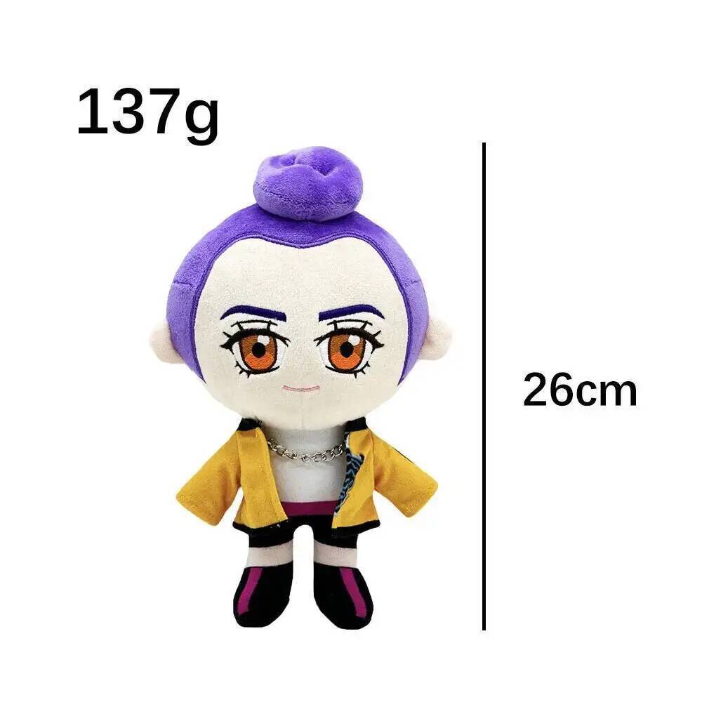 Kpop Demon Hunters Derpys Tiger Plush Toy Huntrix K Pop Demon Hunters Bear Rumi Zoey Plush Doll Demon Hunters Saja Boys Goods
