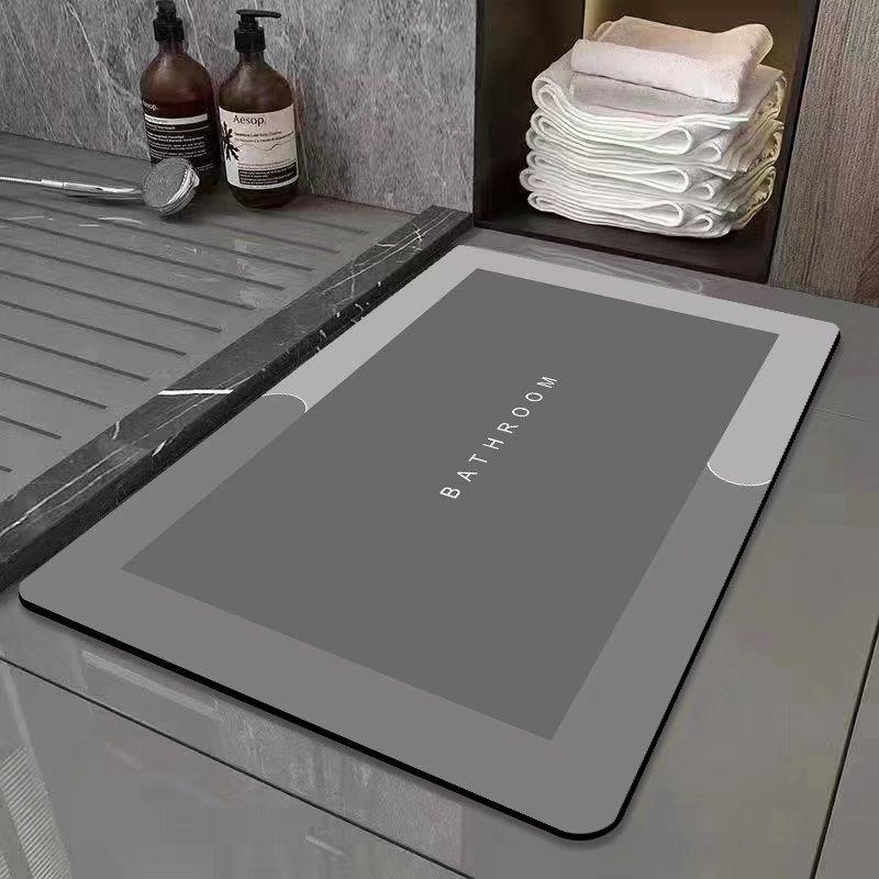 Floor Mat Entry Door Mat Balcony Kitchen Mat Toilet Toilet Door Mat Bathroom Absorbent Floor Mat Quick Drying Cushion