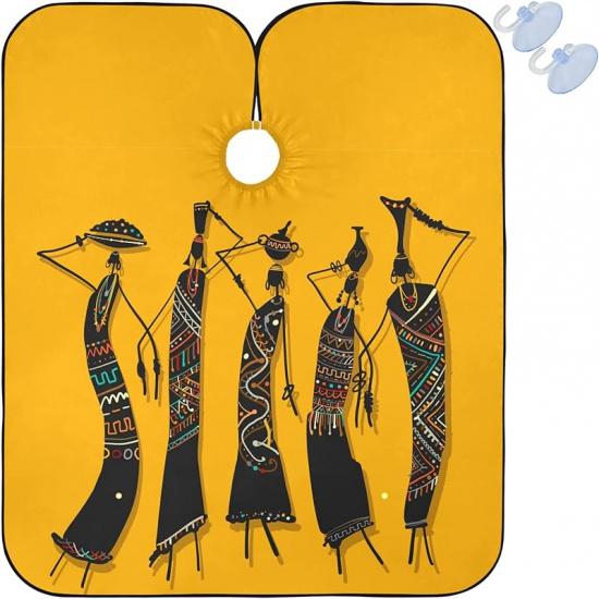 Stylish Barbershop Salon Barber Cape Haircut Cape Salon Apron Unisex Hair Cutting Cape Hairdressing Cape Apron for Men Women