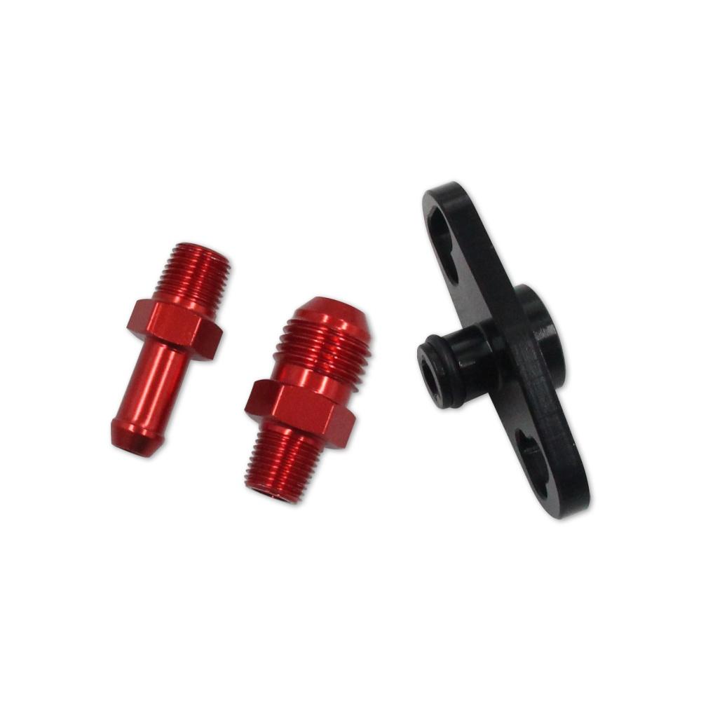 Car Fuel Pressure Regulator Adapter Kit For Nissan Toyota SR20DET 240SX 1/8NPT
