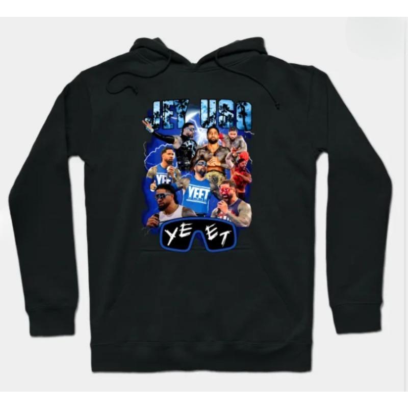 2026 Jey Uso Yeet Hoodies Merch Hooded Women/Men Fashion Casual Streetwear Sweatshirts Clothing Fashion Hoodie Outwear