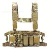 Men's Outdoor Tactical Chest Rig Vest with Multi-Pockets