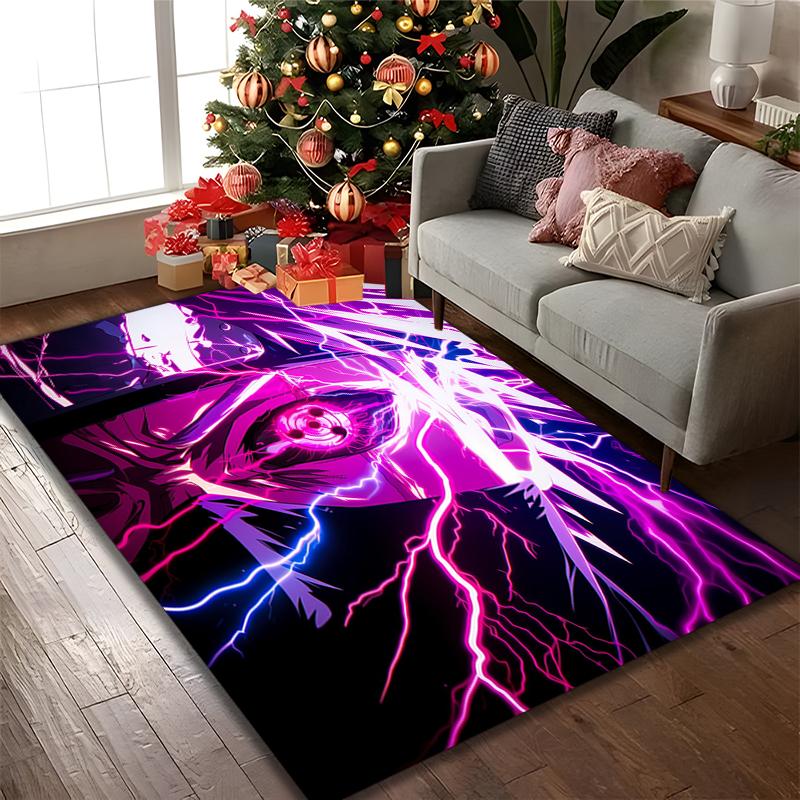 1pc Naruto Printed Chair Rug for Home Office Use, Living Room Kitchen Game Room Area Carpet