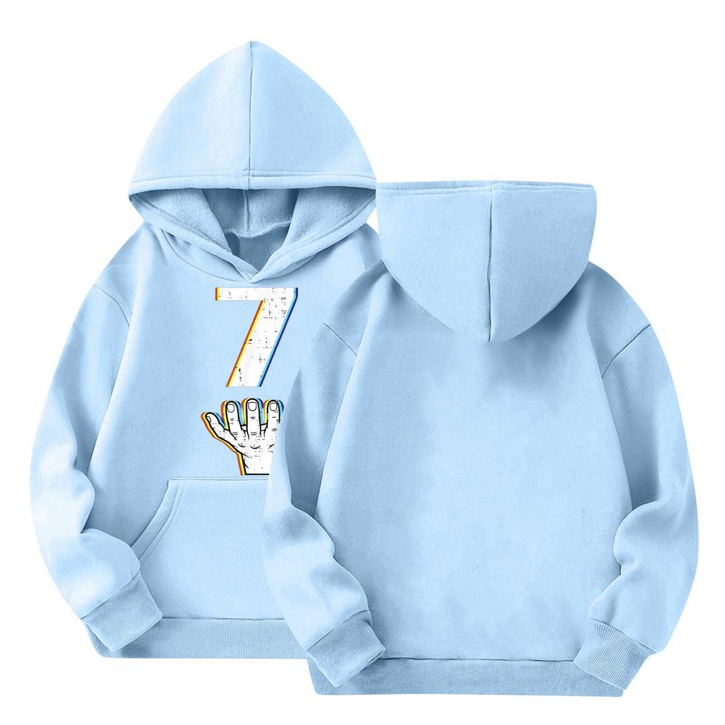 Cute Hoodies For Teen Children Trendy Preppy Hooded Sweatshirts Oversized Long Sleeve Shirts Clothes For Children