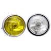 1 Pcs Motorcycle Retro Headlight Motorbike Transparent / Yellow Lens Halogen Round Front Headlamp Fit For Harley CG125 GN125